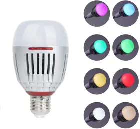 Ukhp 056020204114 Us Stock Aputure Accent B7c 7w Rgbww Led Smart Bulb With E26/e27 Socket Tlci