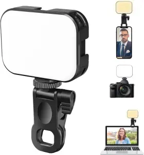 Ulanzi-3356 Ulanzi 313035756713 Vl100x Selfie Light Clip Led Panel For Phone/laptop/tablet/compute