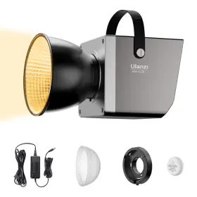 Lt005 Ulanzi 975357302401 60w Portable Led Video Light With Bowens Mount Metal Mini Dual