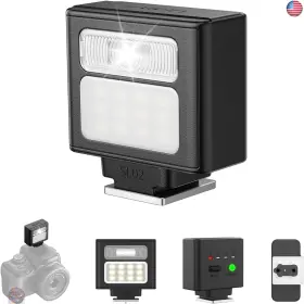Sl02 Ulanzi Mini Flash Speedlite With Video Light Gn8 6500k Camera