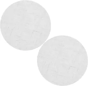 Kijheh134448w131n2f6g Uldigi 2 Pcs Round Fabric Ceiling Lampshade Covers Dazzling 10x10cm As Shown