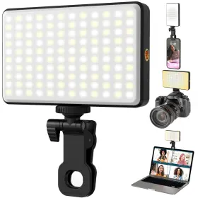 Ultra Clarity Cables 860010255148 120 Led Phone Light Selfie 3000mah Rechargeable Clip Video 25009000k