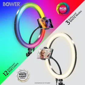 Un Brand 313099161133 12-inch Led Rgb Ring Light Studio Kit With Special Effects Black #3