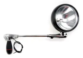 211030-0002 Unity 6 Inch Diameter X 100w Driver Side Post-mount Spotlight With B
