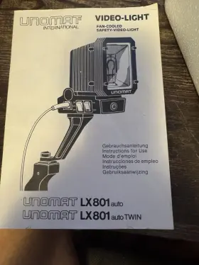 Lx801-auto Unomat Lx801 Auto 300 Watt 110 Volt System Compact Video Safety Light #2