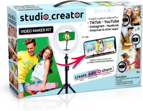 872001 Usa So Diy Tiktok Instagram Youtube Ring Light With Green Screen And Phone Mount Tri #3