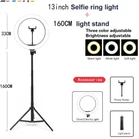 Usa-viralfinds 313022928901 26 33cm Video Lights Dimmable Light Selfie Led Ring Usb Lighting Lamp