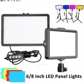 Usa-viralfinds 313049521529 6/8 Inch Video Led Light Photography Selfie Dimmable Fill For Photo #2
