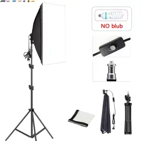 Usa-viralfinds 313090048068 Professional Photography Softbox Lighting Soft Box With Tripod E27 Photographic #2