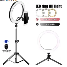 Usa-viralfinds 445050336304 Led Selfie Ring Lamp Photographic Lighting Usb Remote Fill Light For #2