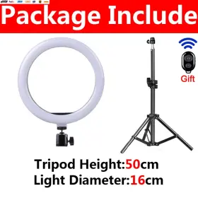 Usa-viralfinds 744110161762 Led Selfie Ring Lighting Photographic Lamp Usb Remote Fill Light For