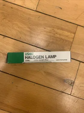 J120v-500wf Ushio 500wf Lot Of 2 Halogen Lamp J120v-500wf/fcz 120v Fcz Light Bulb Crdb