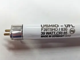 85cri Ushio F39t5 12 Pack Of 39w 34 Inch T5 Ho Fluorescent Light Bulbs By #f39t5/830/ho