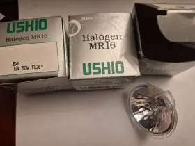 Jr12v-50 Ushio Jr12v-50/sp12/a/fg Mr-16 Halogen Reflector Bulb 50w Gu5.3 2-pin 12 D 3000k