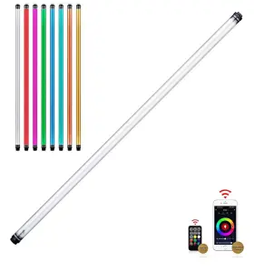 Uyled 788125168033 Handheld Photography Light App Control 1350 Lumen Led Video Wand 360 Range