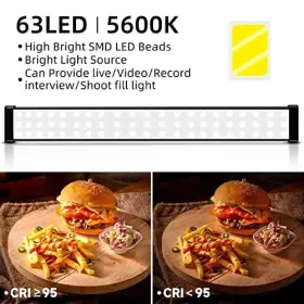 D4002 Vallkay Led Video Lighting Kit With Wand Stick - Photography Camera Continuous Light #2