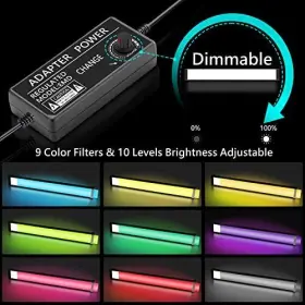 D4002 Vallkay Led Video Lighting Kit With Wand Stick - Photography Camera Continuous Light #3