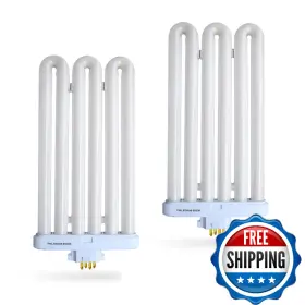 Valoisa B0d1bqzkfh Fml65/65k 65watt 6500k Fluorescent Light Bulb4pins Base Triple Tube