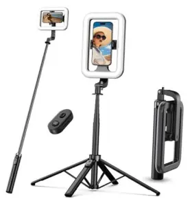 Tt-rclsel028 Valor Communication Inc. Selfie Ring Light With 72 Inch Tripod Stand - Extendable Stick