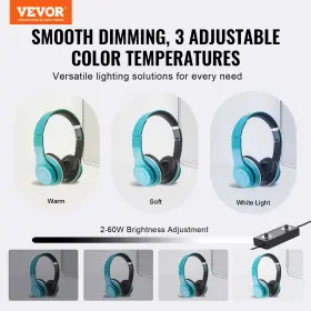 Vevor 197988226925 Photo Studio Light Box 24 Inch X24 3000-5600k Adjustable 3 Color Temperatures