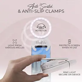 Vibrantglow 196852607976 Phone Ring Light Clip On - Rotatable Selfie For Tablet L #3