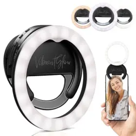 Vibrantglow 196852607976 Phone Ring Light Clip On - Rotatable Selfie For Tablet L