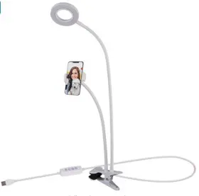 Videmoo 198715146622 Selfie Ring Light With Cell Phone Holder Stand For Live Stream/makeup