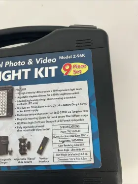 Z-96k Vidpro Professional Photo And Video Led Light Kit #3