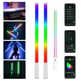 Wy-p12 Viltrox P12 2 Pack Rgb Tube Light Full Color Rgbwy Handheld Led Stick Wand Wit