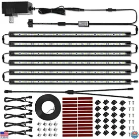 Ll-027-safe-50k6bc-12door Visit The Litever Store 6-piece Led Lighting Kit - 12 Inch Linkable Light Bars Door Control 5000k