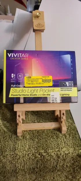 5080122 Vivitar Creator Series Full Color Spectrum White Studio Light Pocket