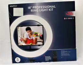 Vivitar 681066017319 18 Inch Professional Ring Light Kit