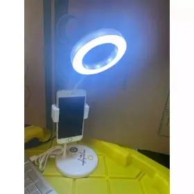 Vivitar 681066026359 2-in-1 Vlogging Desk Lamp Ring Light Adjustable