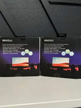 Vivitar 681066053164 Hexagon Modular Touch Wall Lights 3/pk Set Of 2 - New In Box #2