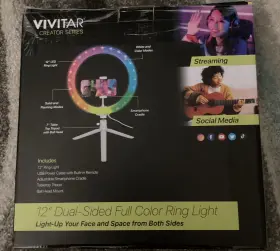Vivitar 681066083994 Creator Series 12 Inch Dual-sided Full Color Light Ring #2