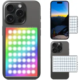Ld-n50 Vonov Selfie Light For Iphone Dual Sided Magnetic Rechargeable Lamp
