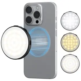 0181-0206 Vrig Ultra-thin Magnetic Fill Light For Iphone 2500k-9300k - Stepless Adjustment