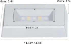 Veiyi228541 Watris Veiyi 7 Color Led Display Base Changing Light Stand For Crystal White #2