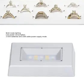 Veiyi228541 Watris Veiyi 7 Color Led Display Base Changing Light Stand For Crystal White #3