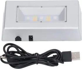 Veiyi228541 Watris Veiyi 7 Color Led Display Base Changing Light Stand For Crystal White