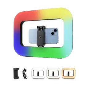 Dj-009 Wbloomsi Smartphone Video Rig With Rgb Light Phone Stabilizer 36 Special Effects H