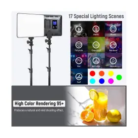 Sprite-20 Weeylite 2packs Sprite20 2-packs Led Video Lighting Kit For Photography Full Rgb Co #3