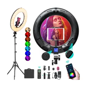 Wy-we-10 Weeylite 18 Inch Rgb Ring Light App Control With Stand And Ph