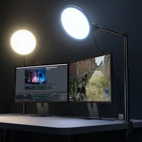 Weilisi 445026026086 10.2 Inch Desk Ring Light With Stand For Zoom Meetings Cla