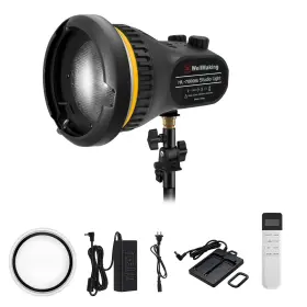 Hl-700bi Wellmaking 70w Led Video Light Fresnel Cob Bi Color 2800k-6500k Cct Mode/cri97
