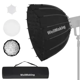 Mx-02-60-16k Wellmaking 25.6inch/65cm Parabolic 16k Softbox Quick Set Up And Folding With Diffusers/