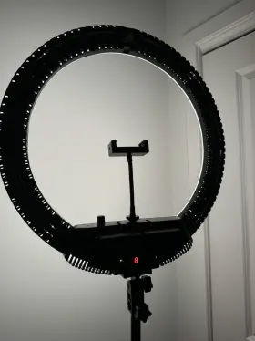 4450 Westcott 18 Inch Bi-color Led Ring Light Kit With Batteries Stand #4450 #2