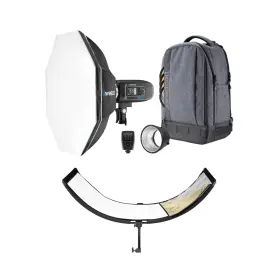 4712s-westcott Westcott Fj400 Strobe 1-light Backpack Kit With Fj-x3 S Wireless Trigger Bundle