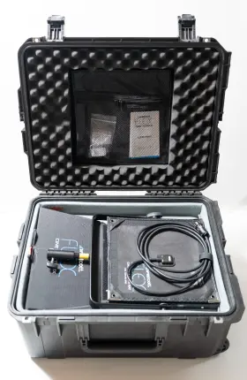 7651 Westcott Flex Cine Rgbww Kit Of 2 - 1ftx1ft Led Mats 3x Batteries Hard Case