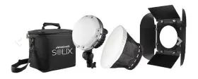 6350 Westcott 810008710982 Solix Bi-color 1-light Compact Led Kit #6350 - Brand New In Box Nib